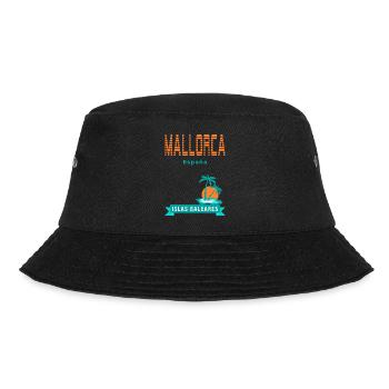 Mallorca - Spanien - Bucket Hat - Schwarz - Vorne - Lela (165cm)