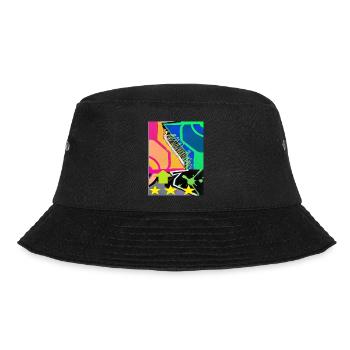 graffiti Colours - Bucket Hat - black - Front - Lela (165cm)