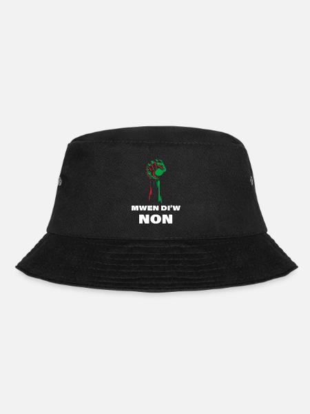 Drapeau Martinique Mwen, Di'w Non Rouge Vert Noir - Bob - noir