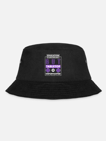 Brettspiele Stratege Spiel Rpg - Bucket Hat - Schwarz