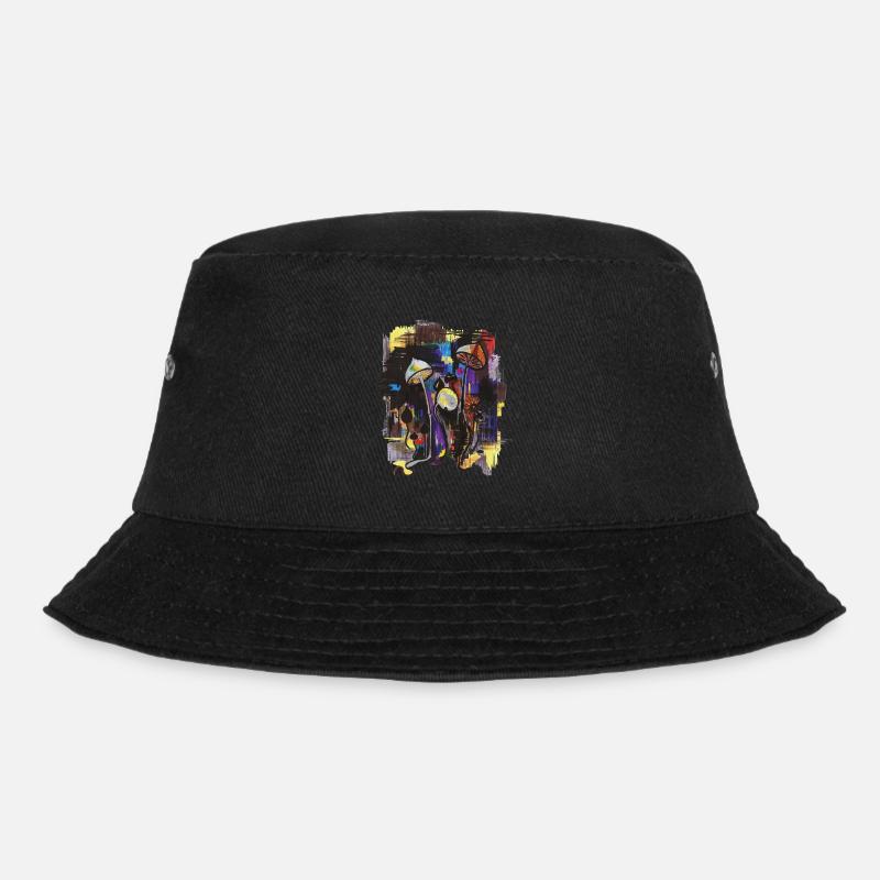 Everything is interconnected - Bucket Hat - black