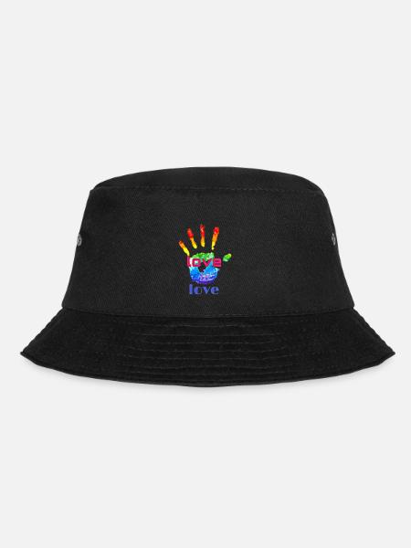 Pride Hand - Bucket Hat - Schwarz