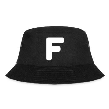 F in the chat - fallen brother - par respect - Bucket Hat - black - Front - Lela (165cm)