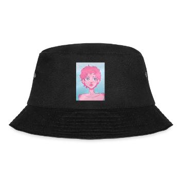Süßigkeiten Crush - Bucket Hat - Schwarz - Vorne - Lela (165cm)