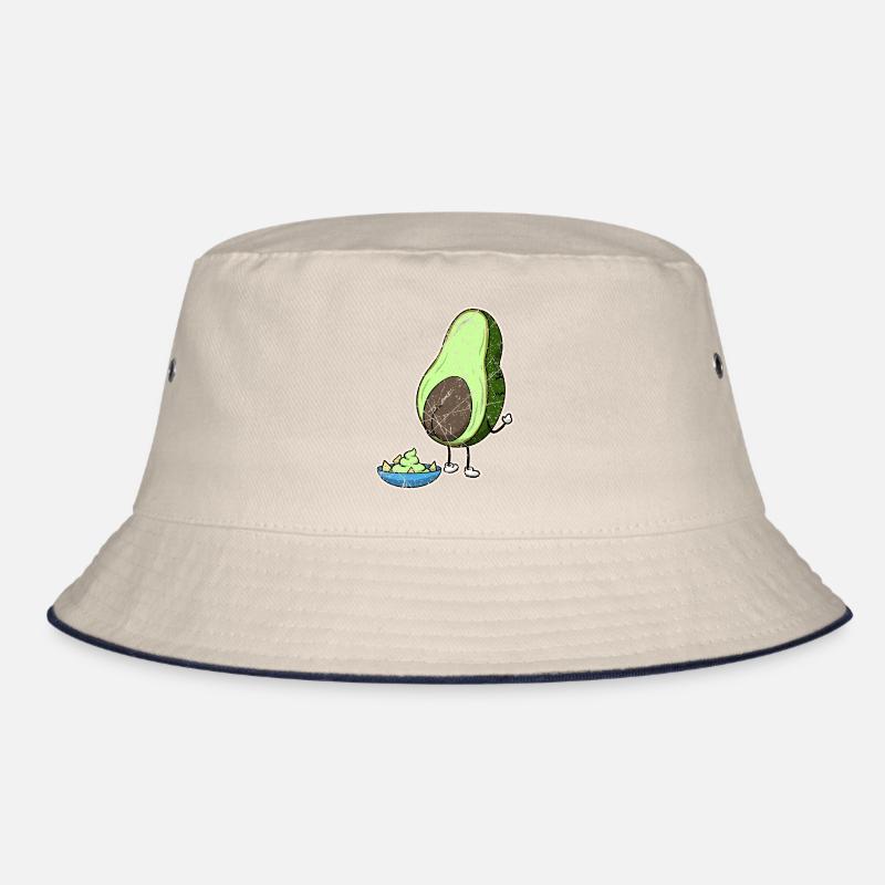 Vegan Vegetarier Avocado Sosse Dip I Geschenk Bucket Hat