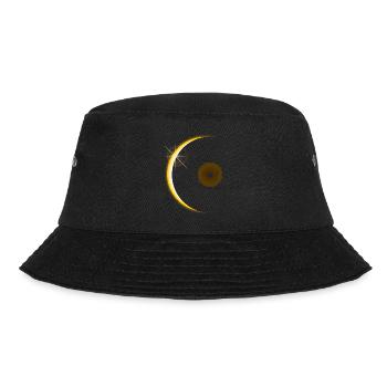 Vinyl Sonnenfinsternis - Bucket Hat - Schwarz - Vorne - Lela (165cm)