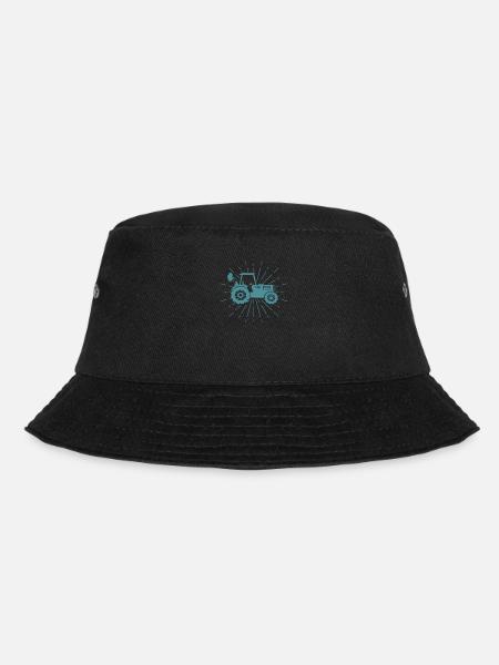 Landwirt Traktor Trecker Design - Bucket Hat - Schwarz