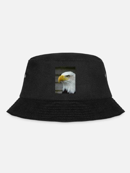 American Bald Eagle - Bucket Hat - black