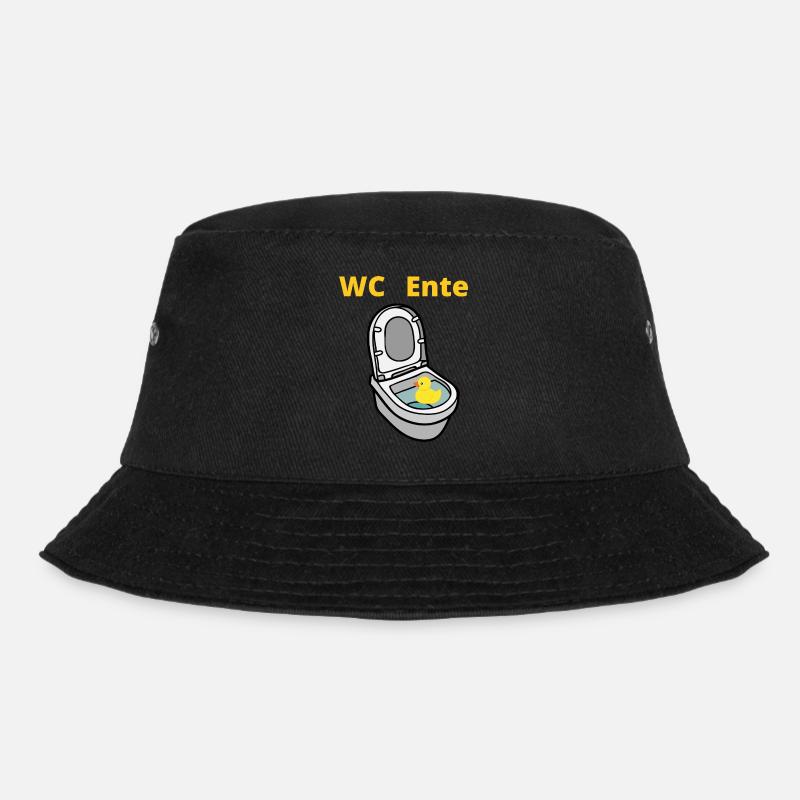 WC Ente - Bucket Hat - Schwarz
