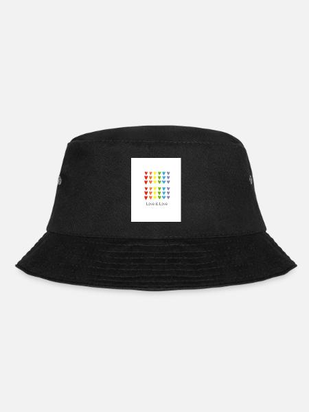 Love is Love - Bucket Hat - Schwarz
