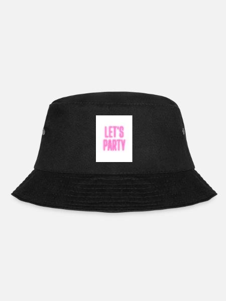Let's Party - Bucket Hat - Schwarz