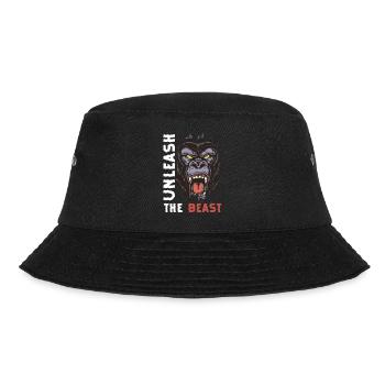 Monkey primate chimpanzee - Bucket Hat - black - Front - Lela (165cm)