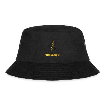 Viel Energie - Bucket Hat - Schwarz - Vorne - Lela (165cm)
