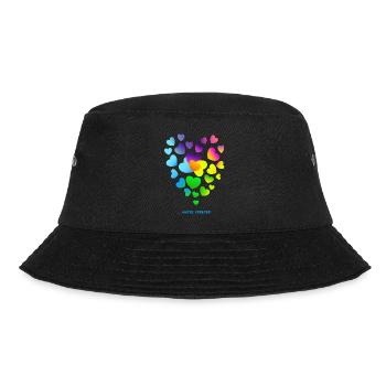 Hearts Colorful Hearts Clusters - Bucket Hat - black - Front - Lela (165cm)