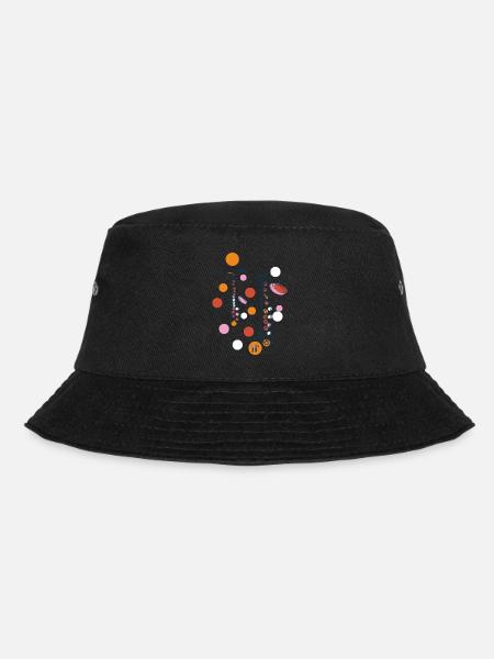 Saxophon - Bucket Hat - Schwarz
