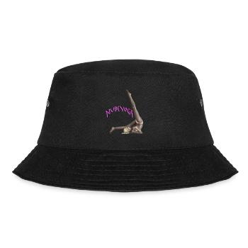 Nude Yoga practicing girl - Bucket Hat - black - Front - Lela (165cm)