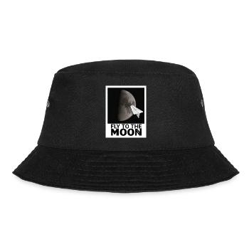 FLIEGEN SIE ZUM MOND - Bucket Hat - Schwarz - Vorne - Lela (165cm)