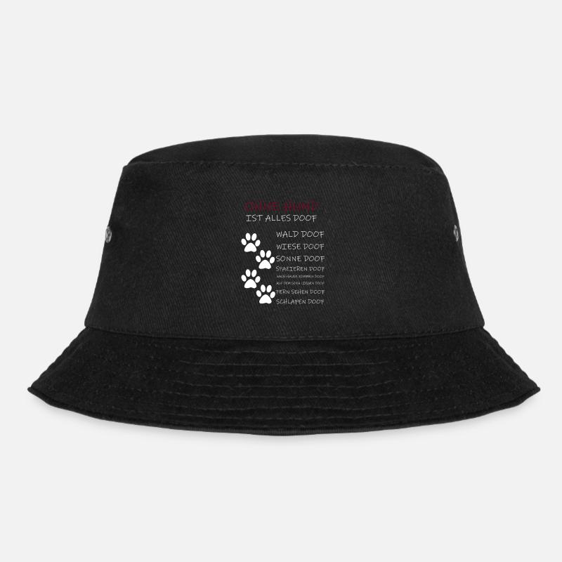 Ohne Hund - Bucket Hat - Schwarz