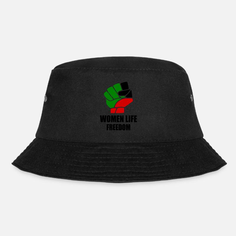 Women life freedom - Bucket Hat - Schwarz