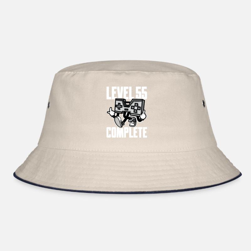 Level 55 Complete Geburtstagsgeschenk 55 Jahre Bucket Hat