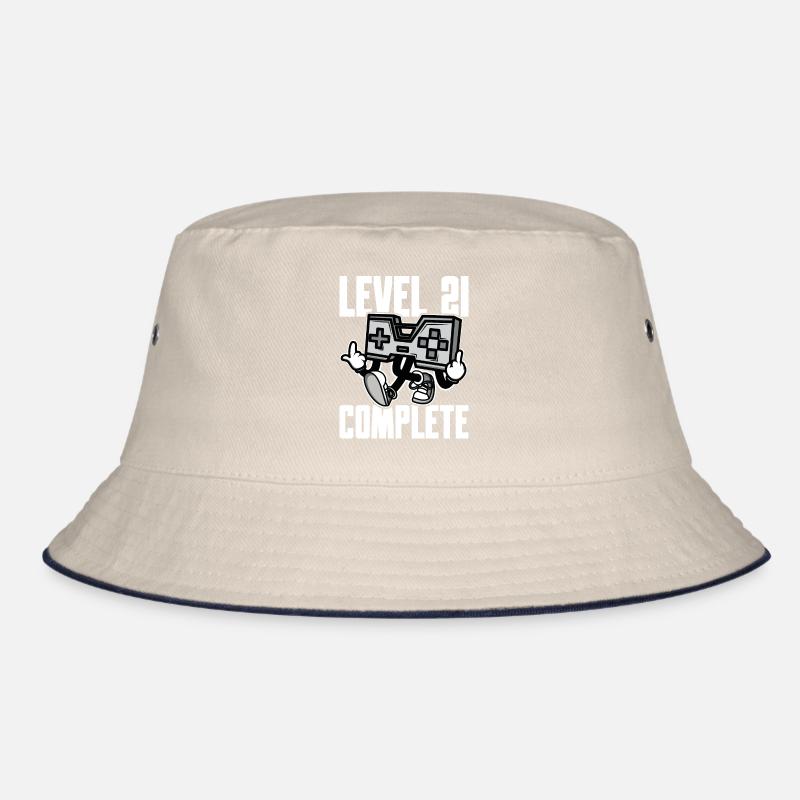 Level 21 Complete Birthday Gift 21 Years Bucket Hat