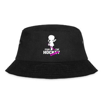 Hockey Field Hockey Girl Women's Hockey - Bucket Hat - black - Front - Lela (165cm)