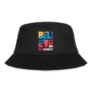 Believe in yourself - Bucket Hat - black - Front - Lela (165cm)