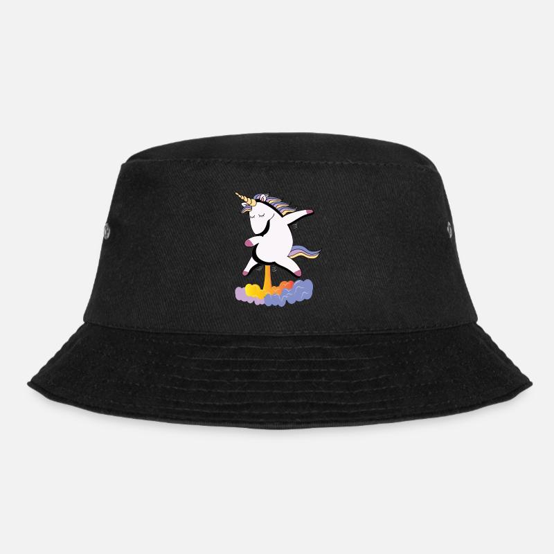Pupshorn - from a unicorn may pupsen - Bucket Hat - black