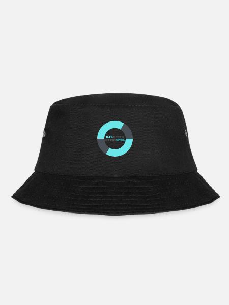 Das Leben ist ein spiel - Bucket Hat - Schwarz