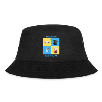 BRING MICH NACH LAS VEGAS - Bucket Hat - Schwarz - Vorne - Lela (165cm)