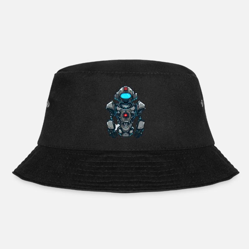 Robot - Bucket Hat - black