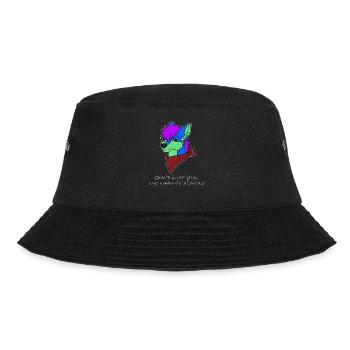 I can't hear you - Bucket Hat - black - Front - Lela (165cm)