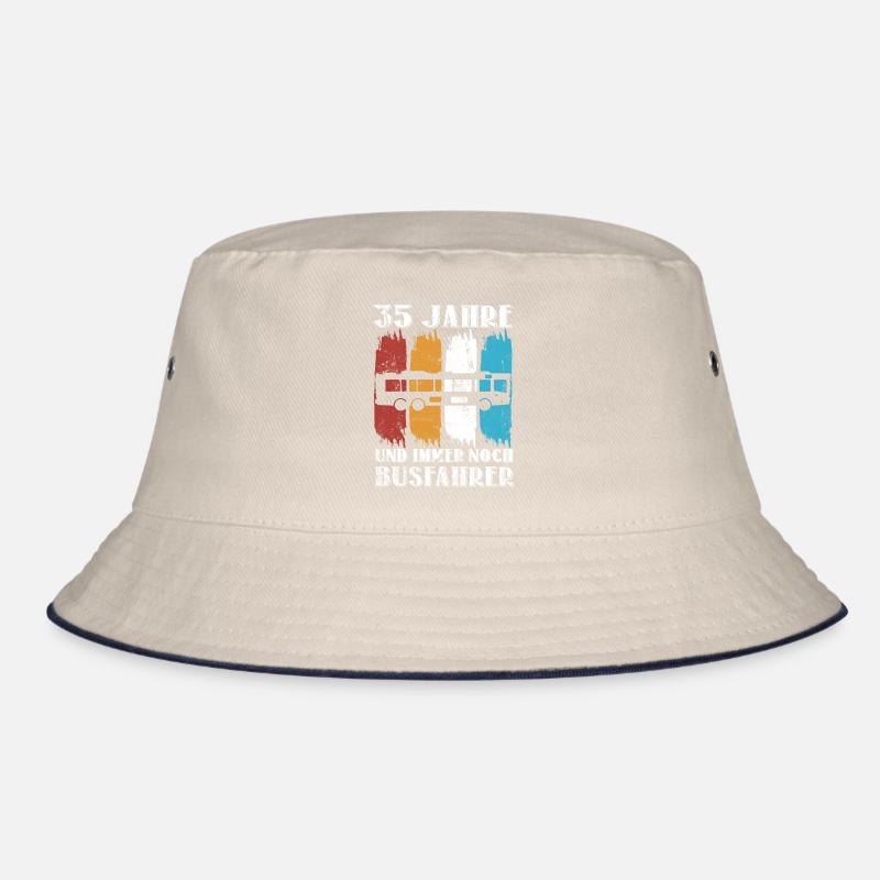 Busfahrer Busfahren Beruf 35 Geburtstag Spruch Bucket Hat