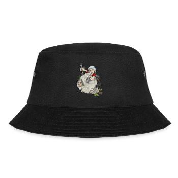 Felsgeschmack - Bucket Hat - Schwarz - Vorne - Lela (165cm)