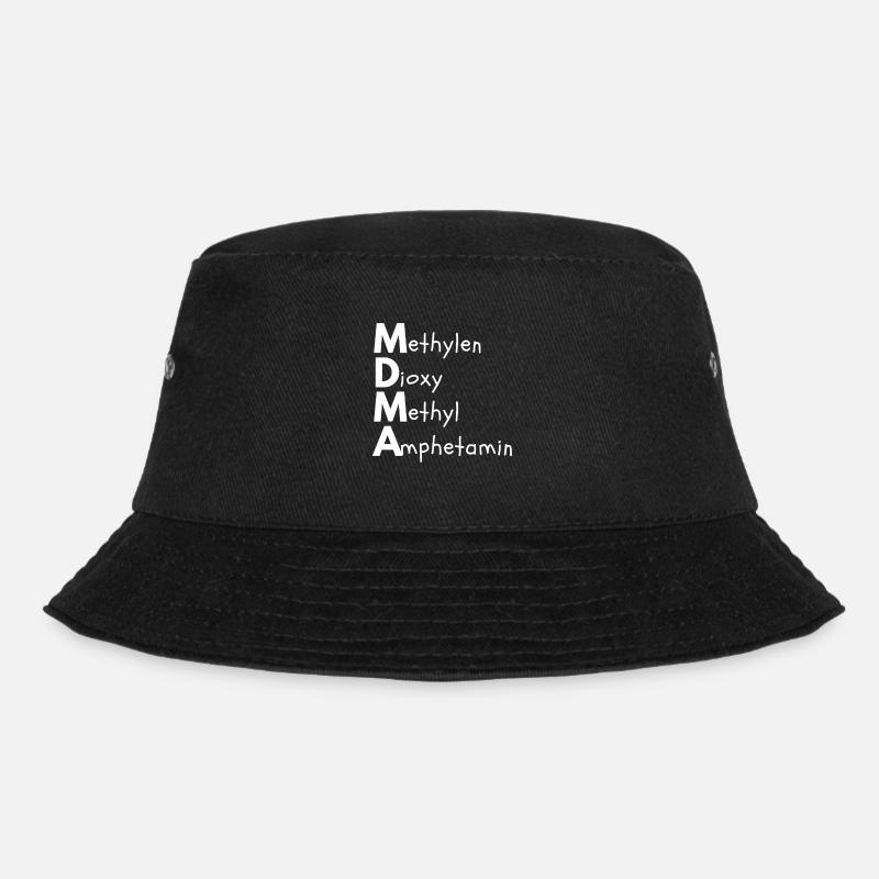 Methylenedioxymethylamphetamine - Bucket Hat - black