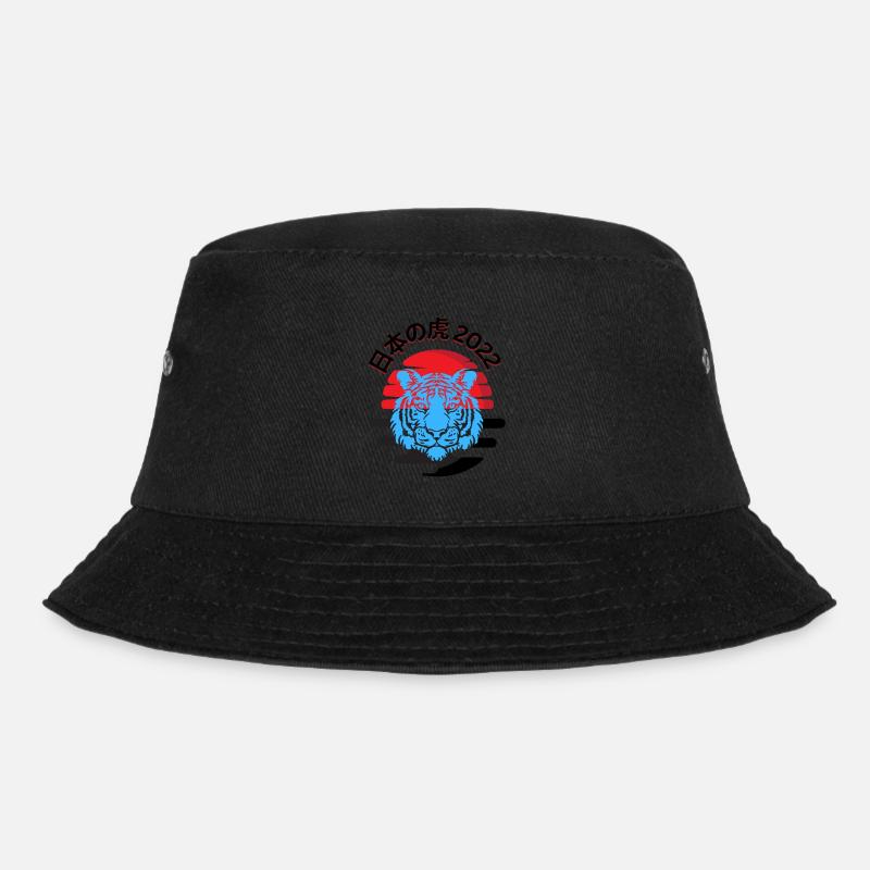 日本の虎 2022 1 - Bucket Hat - black