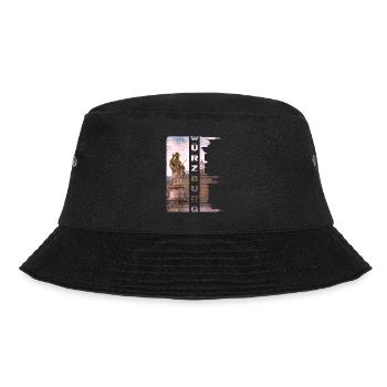 Würzburg Germany City Skyline Home Love - Bucket Hat - black - Front - Lela (165cm)
