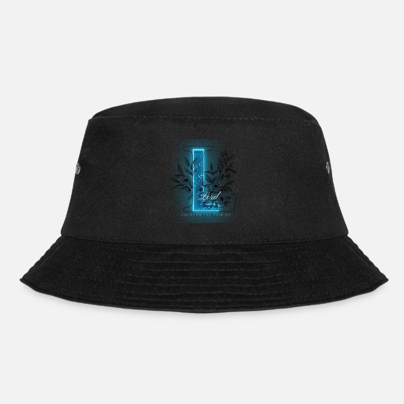 Lord You know I ́ll hold on - Bucket Hat - black