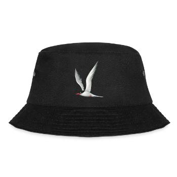 Küstenseeschwalbe - Bucket Hat - Schwarz - Vorne - Lela (165cm)