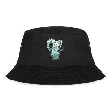 Widder Keltisch - Bucket Hat - Schwarz - Vorne - Lela (165cm)