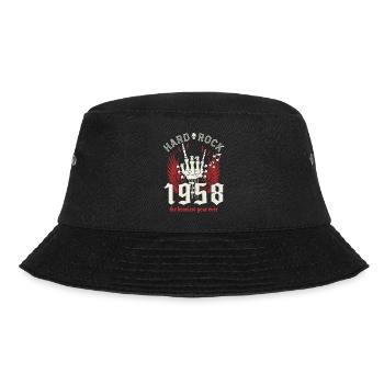 Born in 1958 Musician party 65 years anniversary - Bucket Hat - black - Front - Lela (165cm)