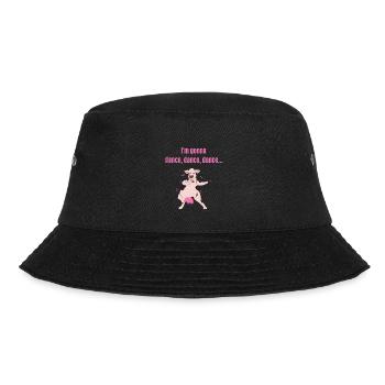 Carnival -Dance dance dance ... funny dancing cow - Bucket Hat - black - Front - Lela (165cm)