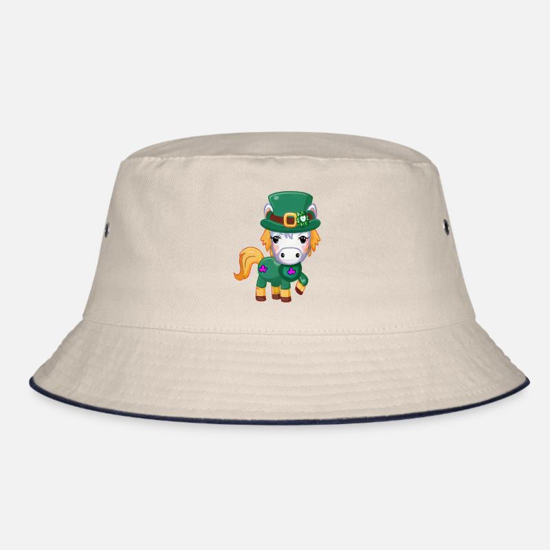 st patrick's day Pferd Bucket Hat