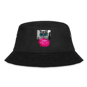 summervibesinsteyr - Bucket Hat - Schwarz - Vorne - Lela (165cm)