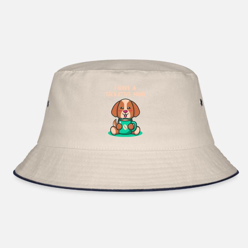 I have a talkative mind, introvert Bucket Hat