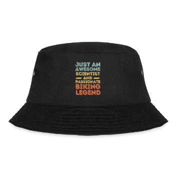 Scientist cycling retro - Bucket Hat - black - Front - Lela (165cm)