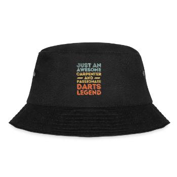 Zimmermann Darts retro - Bucket Hat - black - Front - Lela (165cm)