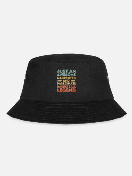 Zimmermann Basketball retro - Bucket Hat - Schwarz