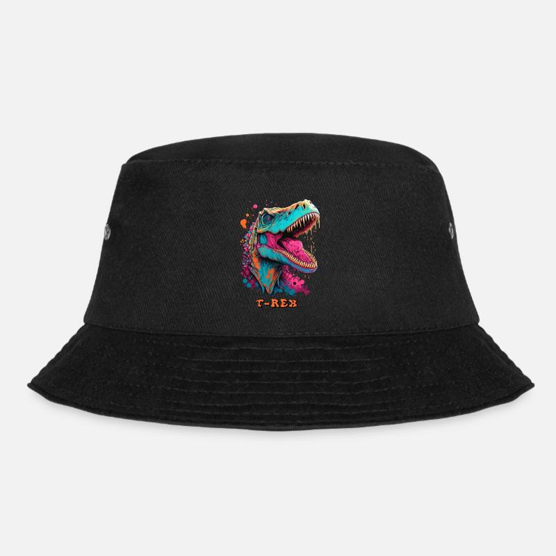 T-Rex - Bucket Hat - Schwarz