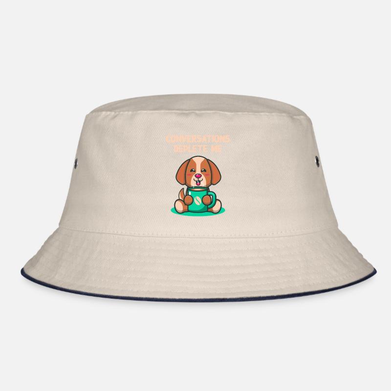 Gespräche erschöpfen mich introvertiertes Problem Bucket Hat